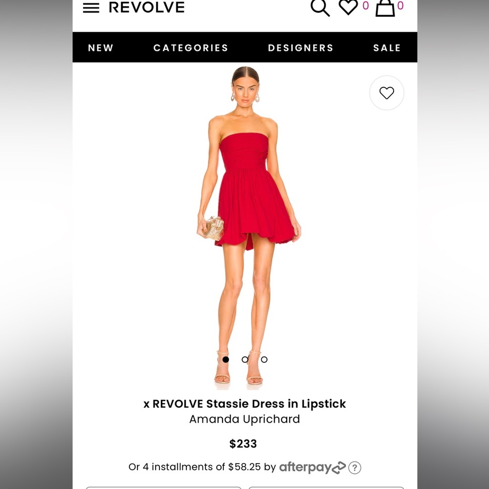 Amanda Uprichard Stassie dress x Revolve